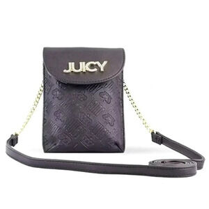 NWT Juicy Licorice Black Bright Lights Cellie Crossbody